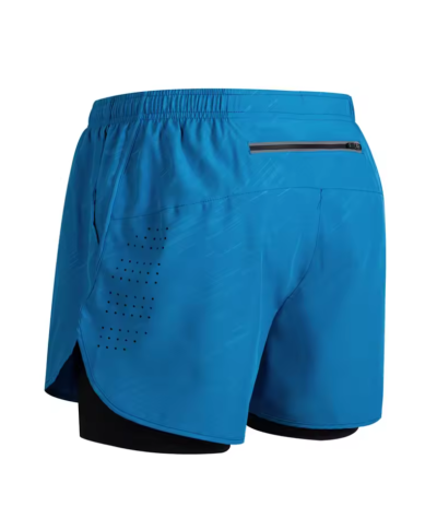 PANTALONCINO RUN CON SHORT INTEGRATO E+