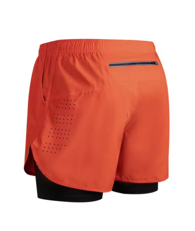 PANTALONCINO RUN CON SHORT INTEGRATO E+