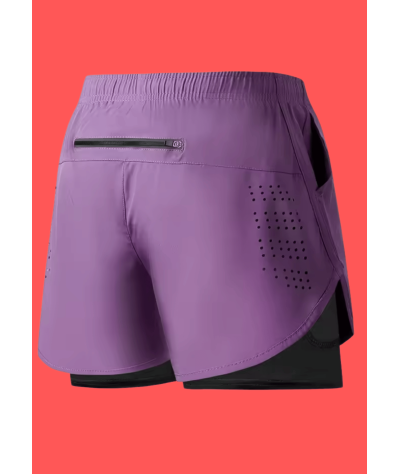 PANTALONCINO RUN CON SHORT INTEGRATO WOMAN E+